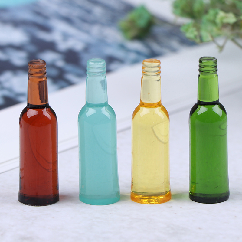 Wine In Beer - 6개 1:12 인형의 집 미니어처 맥주