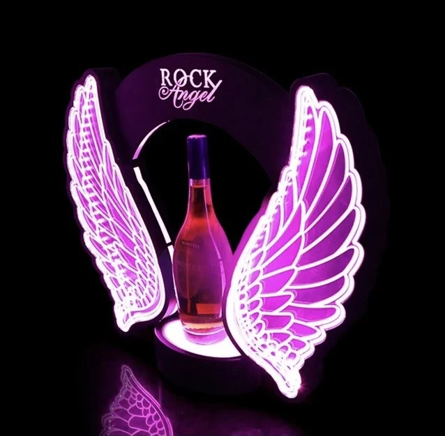 충전식 LED 반짝이 천사 날개 와인 샴페인 병 장식  - Wine In Beer 리뷰 및 가격