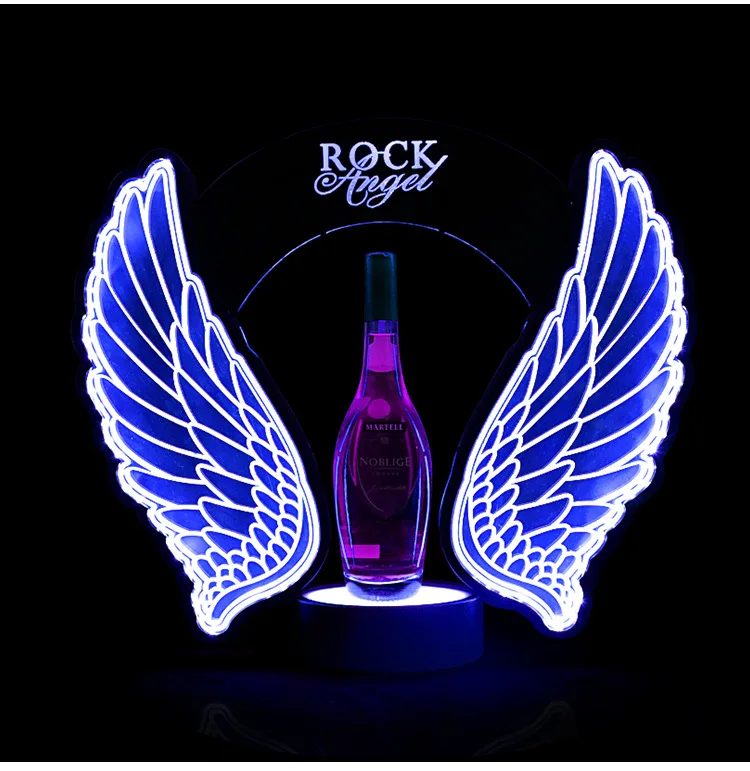 충전식 LED 반짝이 천사 날개 와인 샴페인 병 장식  - Wine In Beer 리뷰 및 가격