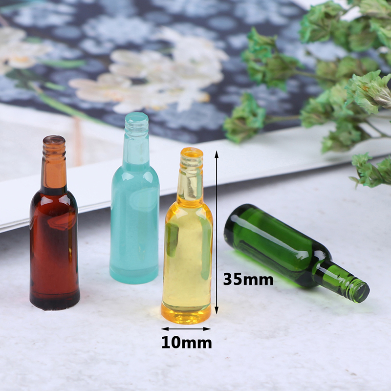6개 1:12 인형의 집 미니어처 맥주 와인 음료 병  - Wine In Beer 리뷰 및 가격