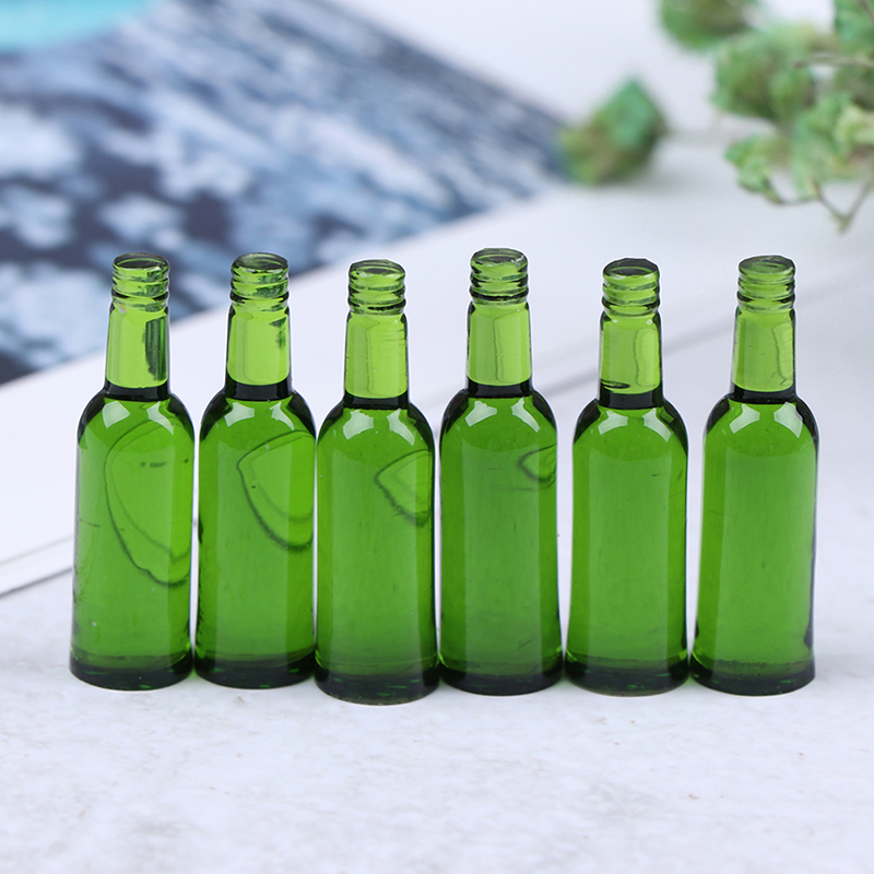 6개 1:12 인형의 집 미니어처 맥주 와인 음료 병  - Wine In Beer 리뷰 및 가격