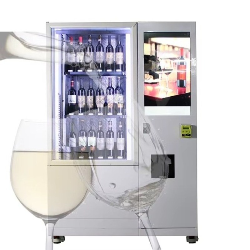 맞춤형 스마트 연령 확인 리프트 시스템 냉장고 자판기  - Wine To Beer Alcohol 리뷰 및 가격