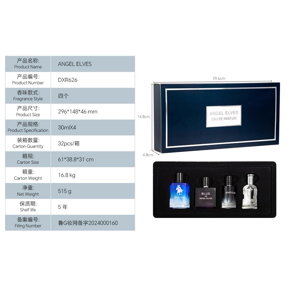 남성용 향수 세트 4 in 1, 신선한 레몬향 1.01 - Wine&Beer Help 리뷰 및 가격