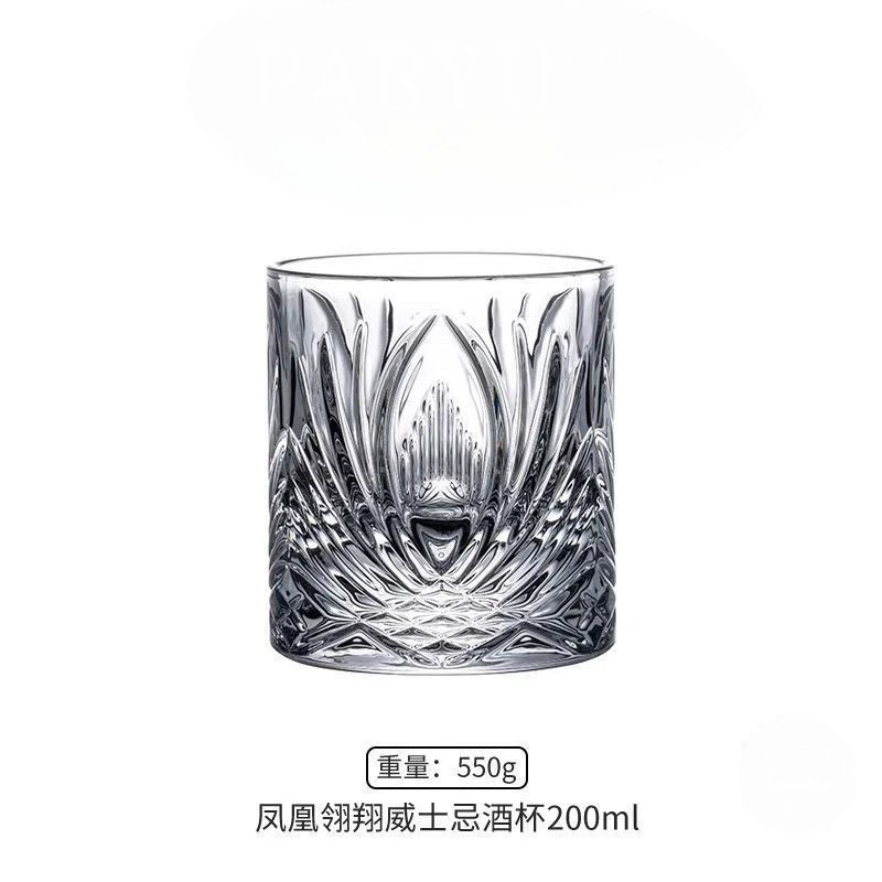 1PCS 유리 두꺼운 바닥 와인 잔 위스키 잔 크리 에 - Wine Beer Coffee Drink 리뷰 및 가격