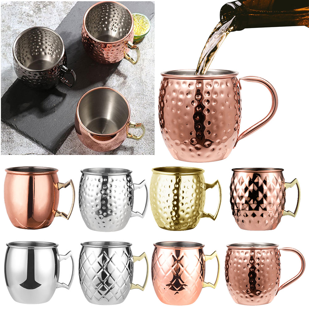 스테인레스 스틸 망치 구리 도금 맥주 컵, 칵테일 와인 - Wine Beer Coffee Drink 리뷰 및 가격